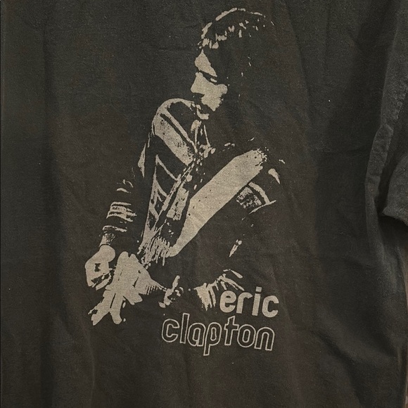 Other - Black Eric Clapton 2006/2007 Tour T-Shirt with Graphic Design